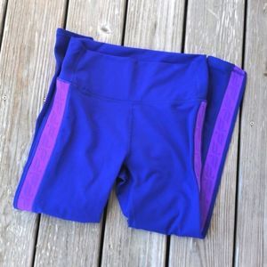 Fabletics purple power hold medium workout legging